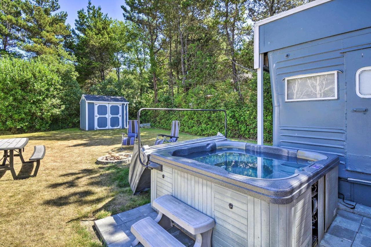 Coastal Pnw Gem With Hot Tub - Walk To Beach! Grayland Buitenkant foto